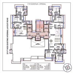 Project Image of 567.0 - 1521.0 Sq.ft 1 BHK Apartment for buy in Harshmaan Crescent Heights