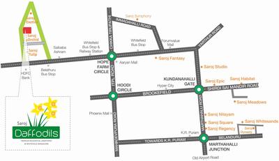 Project Image of 1100 Sq.ft 2 BHK Apartment / Flat for sale in Kadugodi for Rs. 9600000