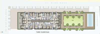 Project Image of 1417.34 - 1443.0 Sq.ft 3 BHK Apartment for buy in Nutan Lotus Elegance