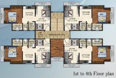 Shrijee Krupa Madhav Vatika IV Cluster Plan 1