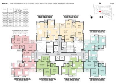 Project Image of 723.0 - 1021.0 Sq.ft 2 BHK Apartment for buy in Gini Vivante Phase 02