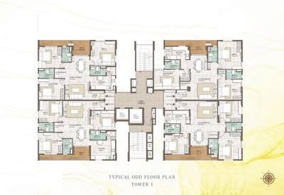 Project Image of 1485.0 - 2433.0 Sq.ft 3 BHK Apartment for buy in Kochar Jewel