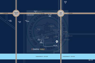 Project Image of 1700 Sq.ft 3 BHK Apartment / Flat for sale in Bhat for Rs. 12750000