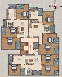 Hanu Esha Cluster Plan 1