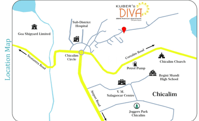 Project Image of 1003.2 - 1172.19 Sq.ft 2 BHK Apartment for buy in Kubers Diva