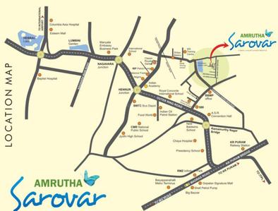 Project Image of 1063.0 - 1140.0 Sq.ft 2 BHK Apartment for buy in Vaibhav Amrutha Sarovar