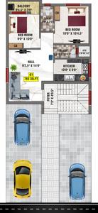 Bharathi Sai Cherry Sai Cherry Cluster Plan For Ground Floor 1