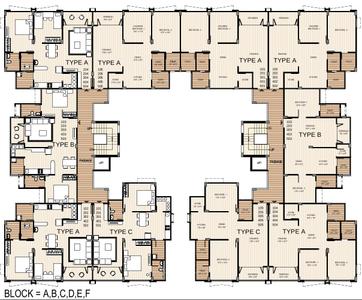 Project Image of 1170.0 - 1404.0 Sq.ft 2 BHK Apartment for buy in Galaxy Spacia