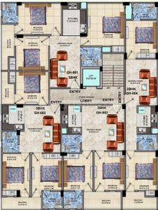 Project Image of 1050.0 - 1450.0 Sq.ft 2 BHK Apartment for buy in Greenarc Homes