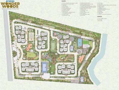 Project Image of 1292.0 - 2092.0 Sq.ft 2 BHK Apartment for buy in Aparna Wonderwoods