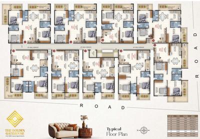 Project Image of 1216.0 - 1770.0 Sq.ft 2 BHK Apartment for buy in Samyuktha The Golden Gate House