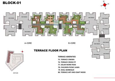 Project Image of 1430.0 - 2518.0 Sq.ft 3 BHK Apartment for buy in Casagrand Osaka