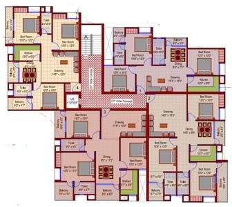 Project Image of 815.0 - 998.0 Sq.ft 3 BHK Apartment for buy in Shreyansh Ashok Puram