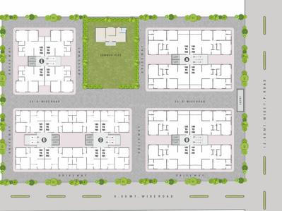 Project Image of 583.0 - 940.0 Sq.ft 2 BHK Apartment for buy in Rajvi Vedant Sky