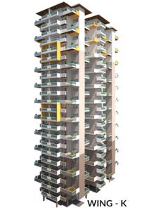 Project Image of 492.0 - 709.0 Sq.ft 2 BHK Apartment for buy in Abhijit Jayanti Nagari VII Wing K L