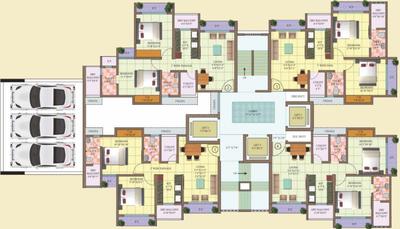 Project Image of 0.0 - 484.0 Sq.ft 2 BHK Apartment for buy in Puneet Kanchanganga Phase 2 Floor 26 To Floor 28
