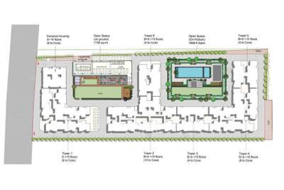 Project Image of 810.0 - 1123.0 Sq.ft 2 BHK Apartment for buy in Kohinoor Viva Pixel Phase 1