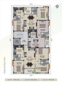 Project Image of 542.0 - 1266.0 Sq.ft 1 BHK Apartment for buy in Keerthi Sai Paadham Flats
