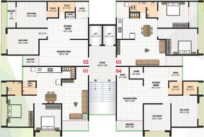 Project Image of 1440 Sq.ft 2 BHK Apartment / Flat for sale in Hanspura for Rs. 5000000