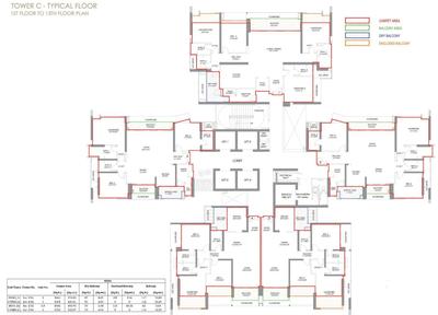 Project Image of 398.0 - 1952.0 Sq.ft 1 BHK Apartment for buy in Radius Imperial Heights Wing C And D