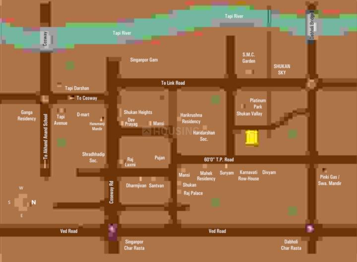 Vaibhav Prince Heaven Location Plan 1