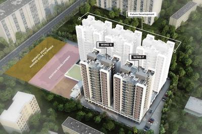 Project Image of 549.0 - 1067.0 Sq.ft 2 BHK Apartment for buy in Kolte Patil Equa Wing F And G