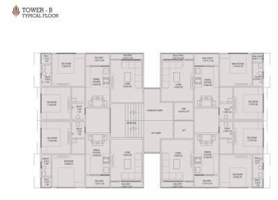 Project Image of 493.63 - 688.78 Sq.ft 2 BHK Apartment for buy in Silver Al Minaar Heights Tower A To E