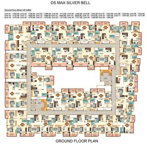 Project Image of 1112.0 - 1408.0 Sq.ft 2 BHK Apartment for buy in DS Silver Bell