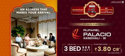 Project Image of 799.0 - 955.0 Sq.ft 2 BHK Apartment for buy in Ruparel Palacio Phase I