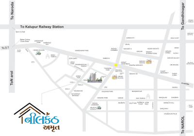 Project Image of 1215 Sq.ft 2 BHK Apartment / Flat for sale in Vastral for Rs. 4000000