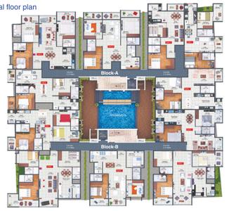 Project Image of 1063.0 - 1730.0 Sq.ft 2 BHK Apartment for buy in Poorvi Srinivasa Grand