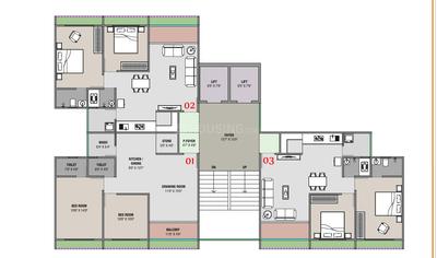 Project Image of 1638.0 - 2250.0 Sq.ft 2 BHK Apartment for buy in Shalvin Bliss