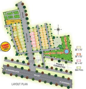 Project Image of 955.0 - 2400.0 Sq.ft Residential Plot Plot for buy in Bhumi Venus Gate Way Phase 2