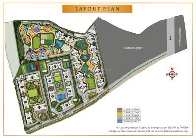 Project Image of 613.0 - 1212.22 Sq.ft 2 BHK Apartment for buy in Pride Purple Park Titan