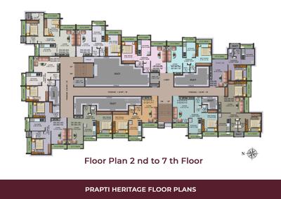 Project Image of 267.7 - 478.67 Sq.ft 1 BHK Apartment for buy in Prapti Heritage