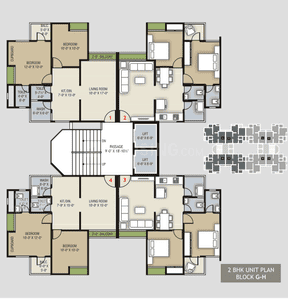 Project Image of 1168 Sq.ft 2 BHK Apartment / Flat for sale in New Althan for Rs. 6500000