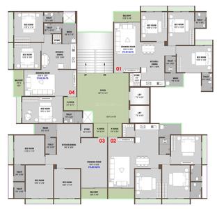 Project Image of 1395.0 - 1935.0 Sq.ft 2 BHK Apartment for buy in Shubham Greens