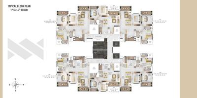 Project Image of 1700 Sq.ft 3 BHK Apartment / Flat for sale in Pashan for Rs. 23800000