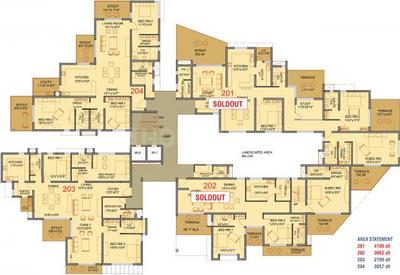 Project Image of 2799.0 - 5222.0 Sq.ft 3 BHK Apartment for buy in Petra Apartments