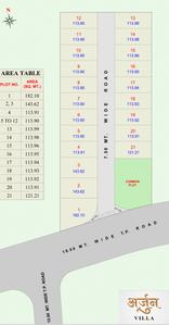 R Arjun Villa Layout Plan 1