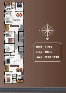 Project Image of 650.0 - 1570.0 Sq.ft 2 BHK Apartment for buy in Viva Versatile