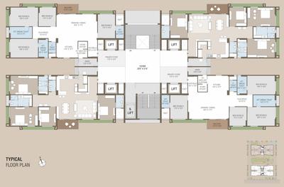 Project Image of 1871.52 - 2969.44 Sq.ft 4 BHK Apartment for buy in The Empiirean