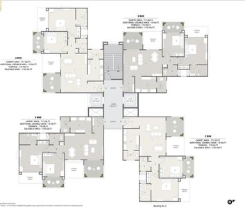 Project Image of 589.0 - 683.0 Sq.ft 2 BHK Apartment for buy in Hubtown Countrywoods Building 4