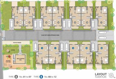 Project Image of 3824.0 - 4212.0 Sq.ft 4.5 BHK Villa for buy in Vardhman Vraj Villa