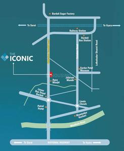 Project Image of 562.95 - 682.97 Sq.ft 1 RK Apartment for buy in The Iconic