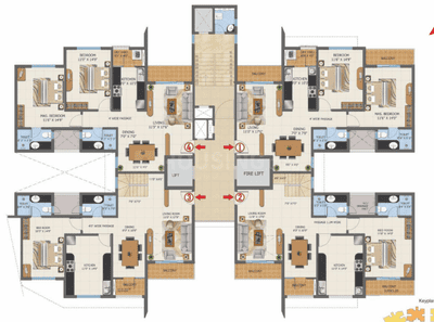 Project Image of 970.0 - 3524.0 Sq.ft 1 BHK Apartment for buy in Nagpur Integrated First City Project