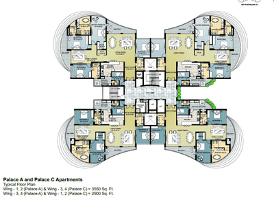 Project Image of 2900.0 - 8100.0 Sq.ft 3 BHK Apartment for buy in Omaxe The Forest Spa