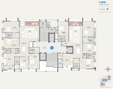 Project Image of 1480.04 - 3433.04 Sq.ft 3 BHK Apartment for buy in Sangini Lakeville