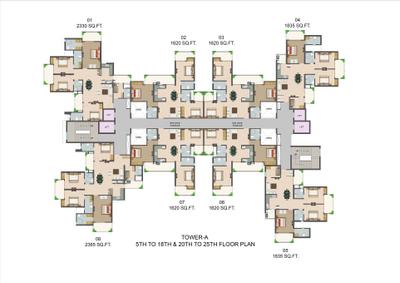 Project Image of 1305.0 - 2580.0 Sq.ft 2.5 BHK Apartment for buy in Aegis Symbol Towers