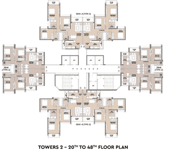 Project Image of 665.43 - 959.18 Sq.ft 2 BHK Apartment for buy in Sunteck Sky Park